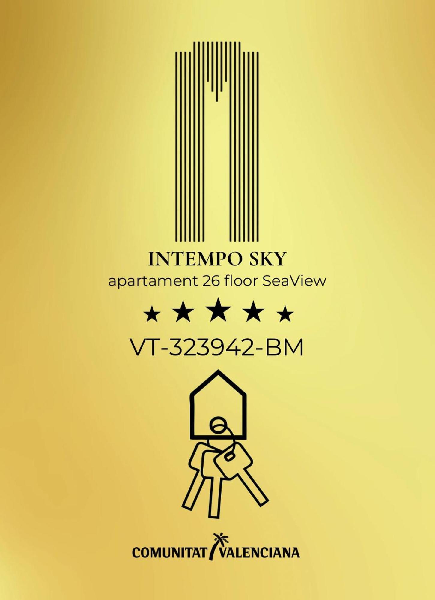 Intempo Sky Apartment 26 Floor Seaview Benidorm Bagian luar foto